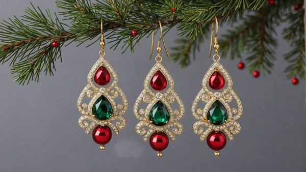 Bijoux noël : découvrez des boucles d'oreilles festives